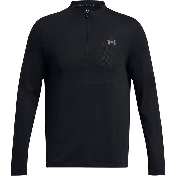 Under Armour Technisch heren-shirt met lange mouwen van Rush (Zwart)