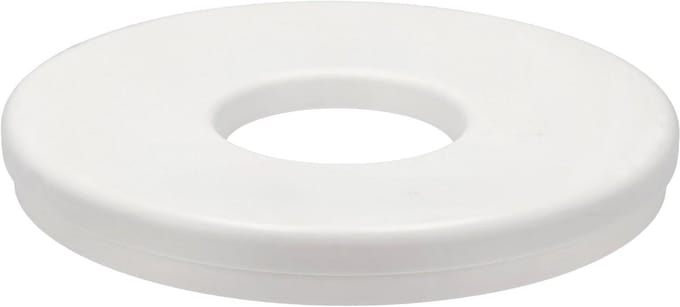 Deksel voor Wasmand - Wasmanddeksel Deksel - Wasmand Afdekken - Stapelbare Oplossing - Ø 40 cm - Wit
