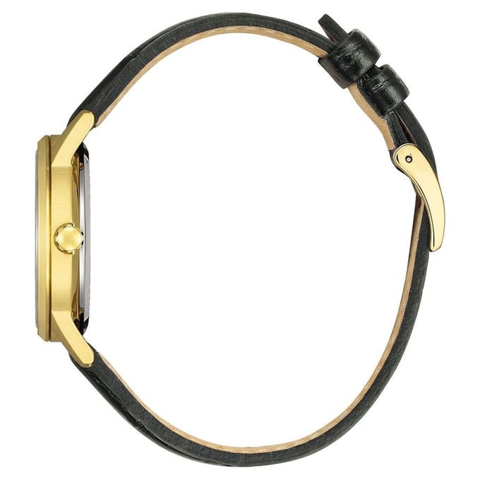 Citizen EW2722-01A Horloge - Leer - Zwart - Ø 30 mm