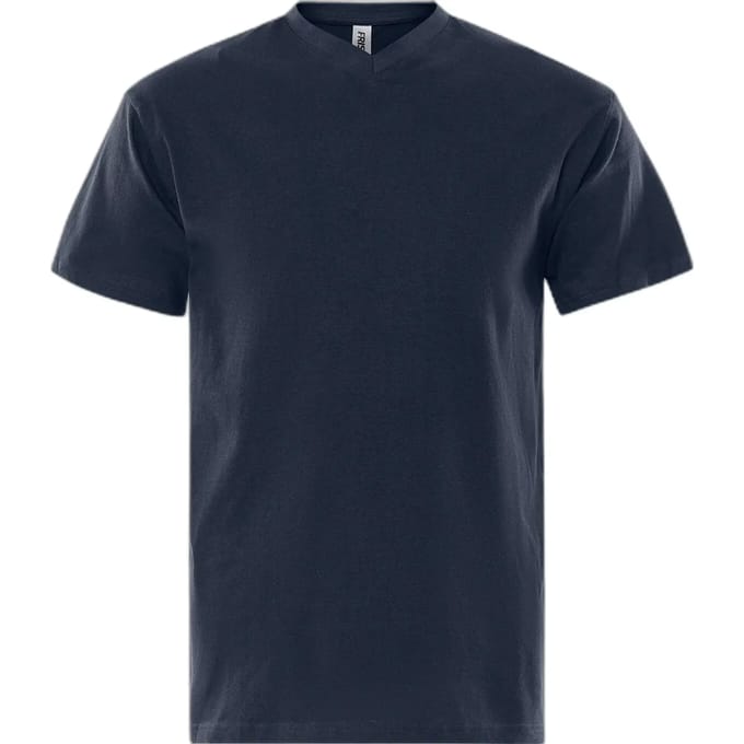Fristads V-Hals T-Shirt 1913 Bsj - Donker marineblauw - S