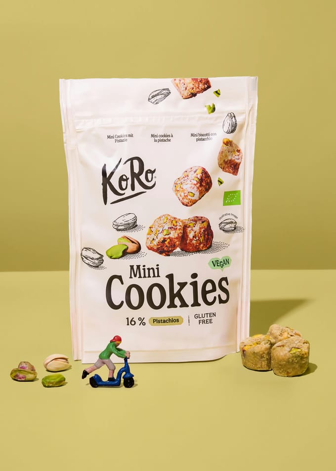 Mini cookies met 16% pistache 150 g