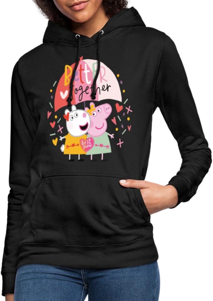 Peppa Pig En Suzy Sheep Better Together Hoodie Dames