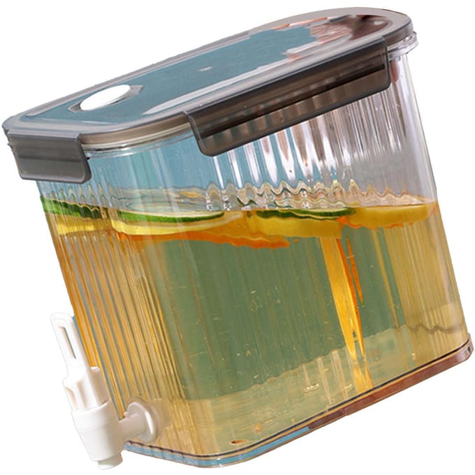 Drankdispenser 3.5L Grote Capaciteit Veelzijdige Temperatuurbestendige Drankdispenser Koude Ketel gray
