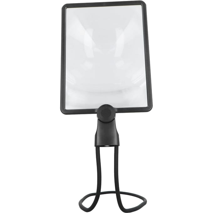 Vergrootglas LED Draadloos Nekhangend Leesvergrootglas 3x Vergroting Zwanenhals Hoog