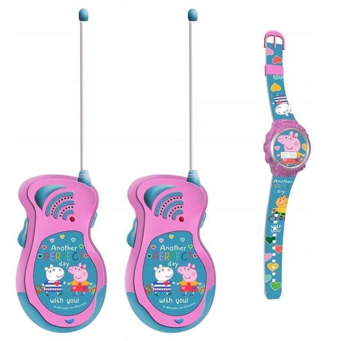 Coffret talkie-walkie + montre - KIDS LICENSING - Peppa Pig - Des 3 ans
