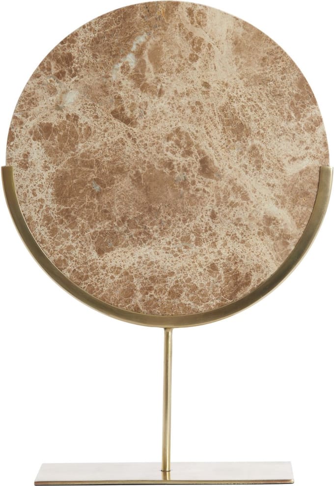 Light & Living Ornament Moreno - Bruin - 35x10x51,5cm - Luxe - Marmer