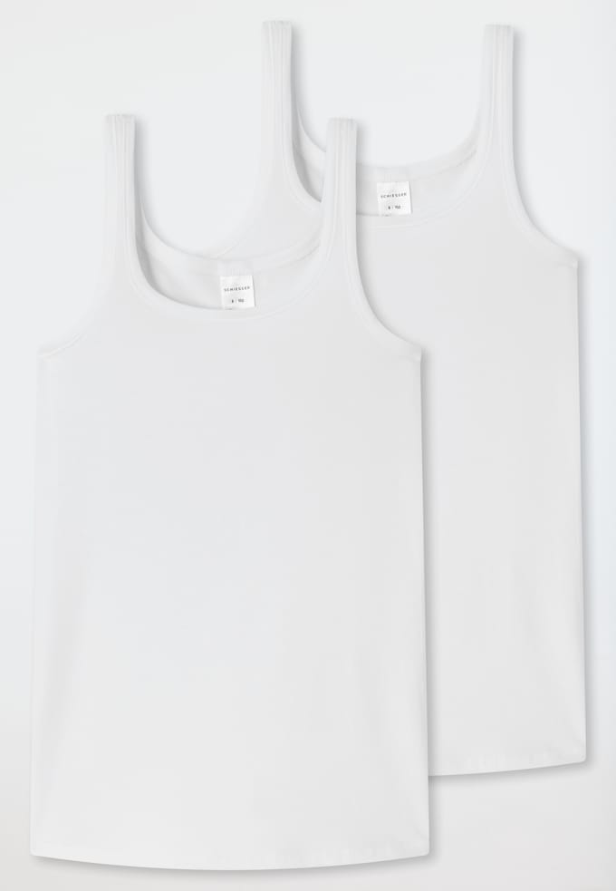 Tops, set van 2, wit - 95/5 140