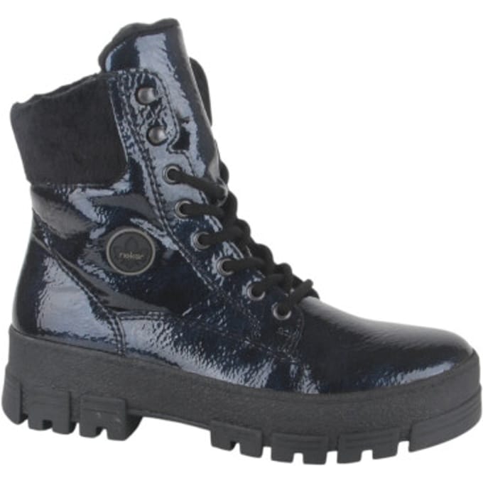 Rieker Booties Y0220, Vrouwen, Marineblauw, Laarsjes, maat: 38