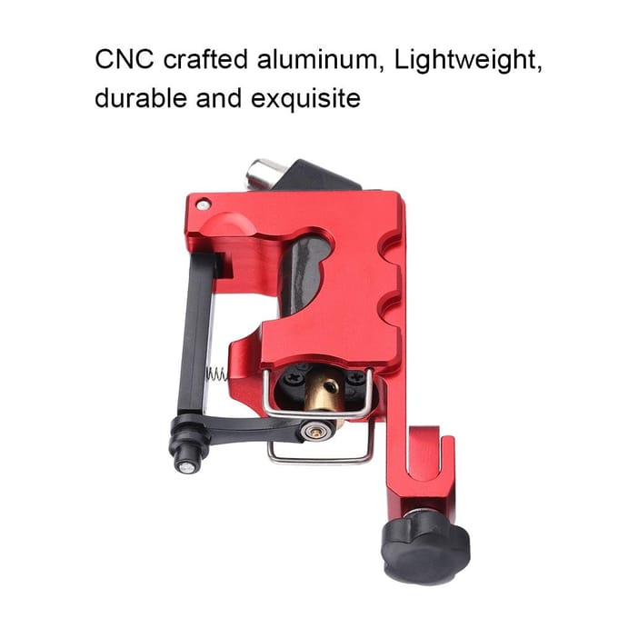 Legering Roterende Tattoo Machine Sterke Motor Gun Liner Shader Kleuren Permanente Make-up Tool Rood rood