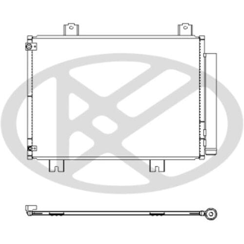 Condensator, airconditioning KOYORAD CD081539