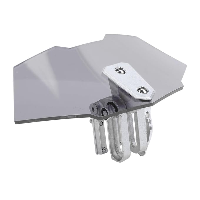 Motorfiets Windscherm Acryl Verhoogd Verstelbaar Clip-on Winddeflector Windscherm Verlengstuk voor gray