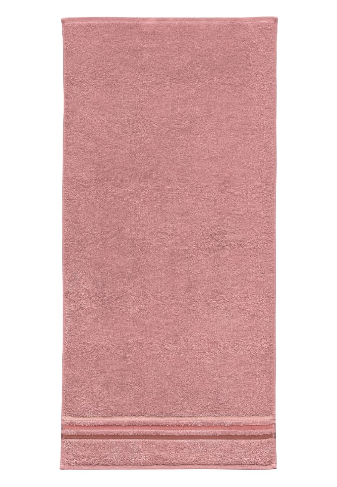 Handdoek Skyline Color 50x100 oudroze - SCHIESSER Home 50*100