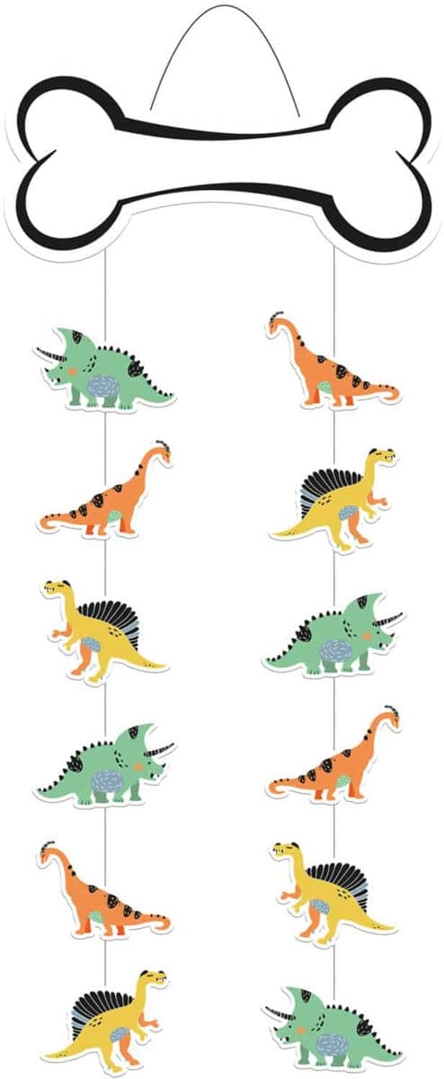 Folat - Hangdecoratie Dino Roars - 30 x 85 cm