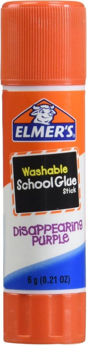 Weggombare Paarse Lijmstift Set voor School en Knutselen