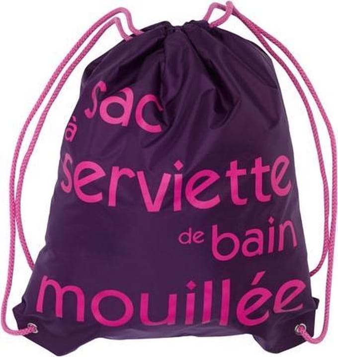 Zwemtas basic violet - 2 stuks
