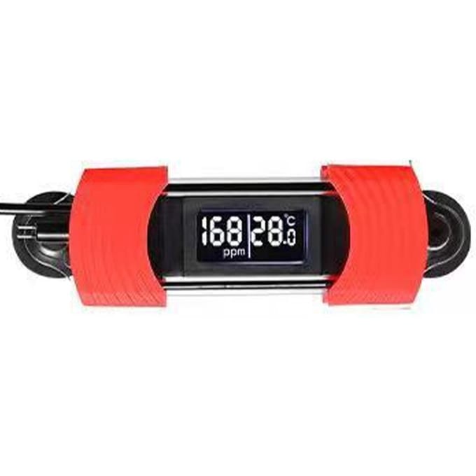 Visaquarium Thermometer HD Digitaal Display USB-voeding Waterdicht Kalibratietype Aquarium red