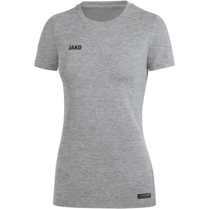 Jako Premium Basics T-Shirt Dames - Grijs Gemeleerd | Maat: 44