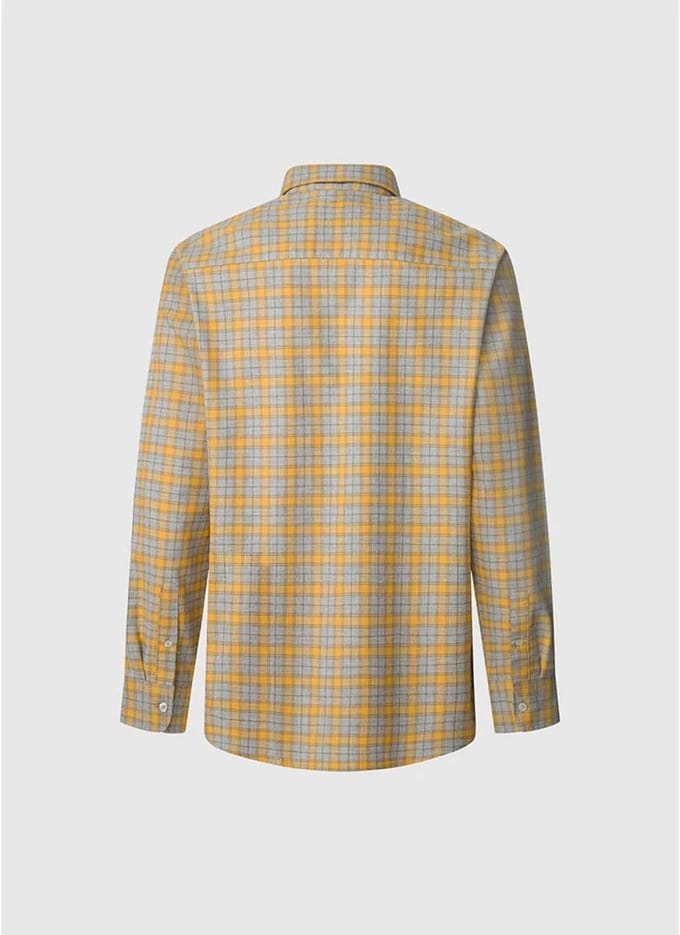 Pepe Jeans Archie Overhemd Met Lange Mouwen Geel L Man