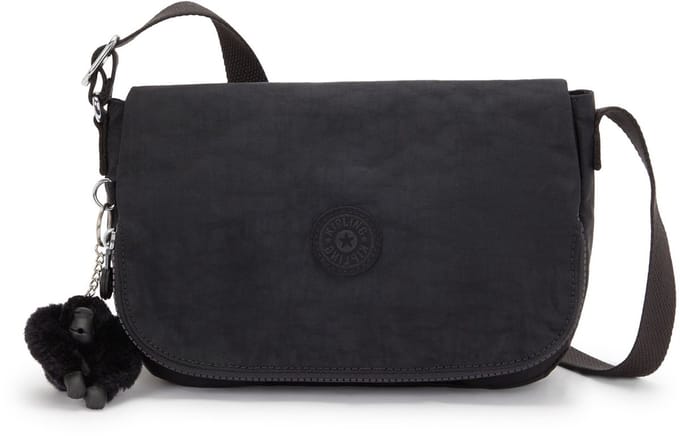 kipling schoudertas Basic Eyes Wide Open Earthbeat Black Noir zwart