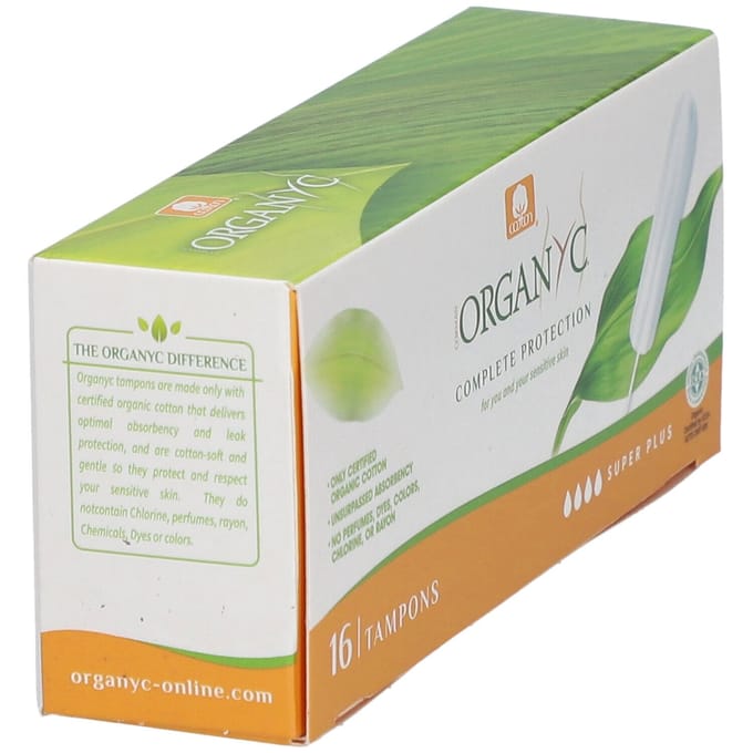 Organyc® Tampons Complete Protection Super Plus 16 Verband