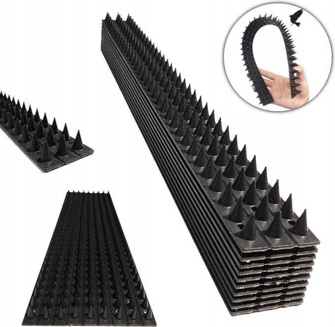 10 Stuks - Anti Klim Strips – 50 cm lengte per strip - Bruin
