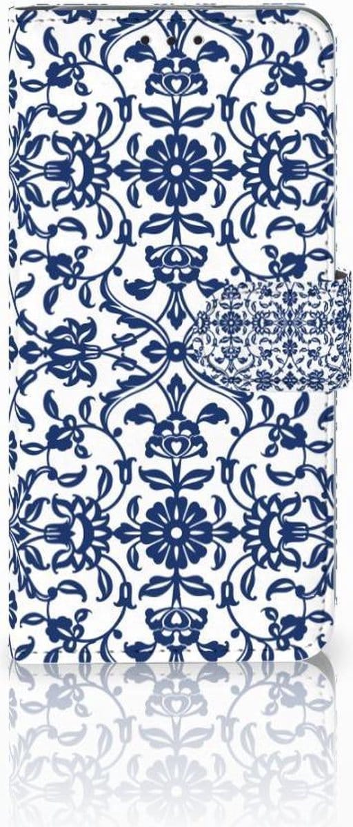 Samsung Galaxy S10 Plus Hoesje Flower Blue