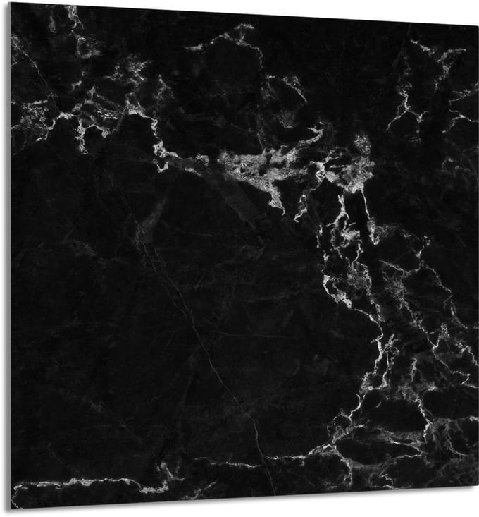 TMK ArtDeko - Snijplank - 60x65 cm - Marmer - Veiligheidsglas - Antibacterieel
