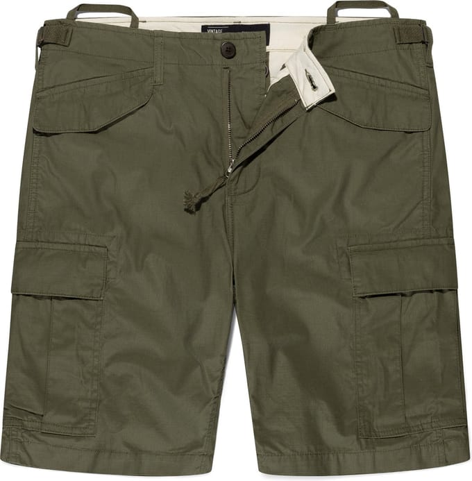 Vintage Industries kurze Hose Ripstop Anderson Shorts Olive Drab-XS