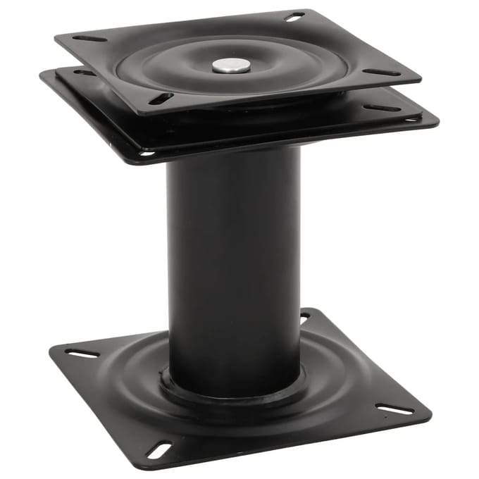 vidaXL - Bootstoelpoot - met - 360° - draaiplateau - staal