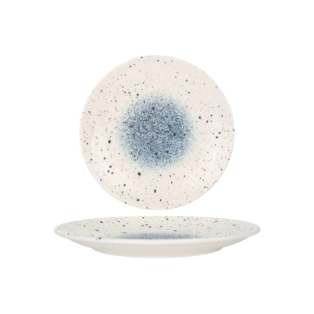 Rinart Dinerbord - Splash - Porselein - 27 cm - set van 6