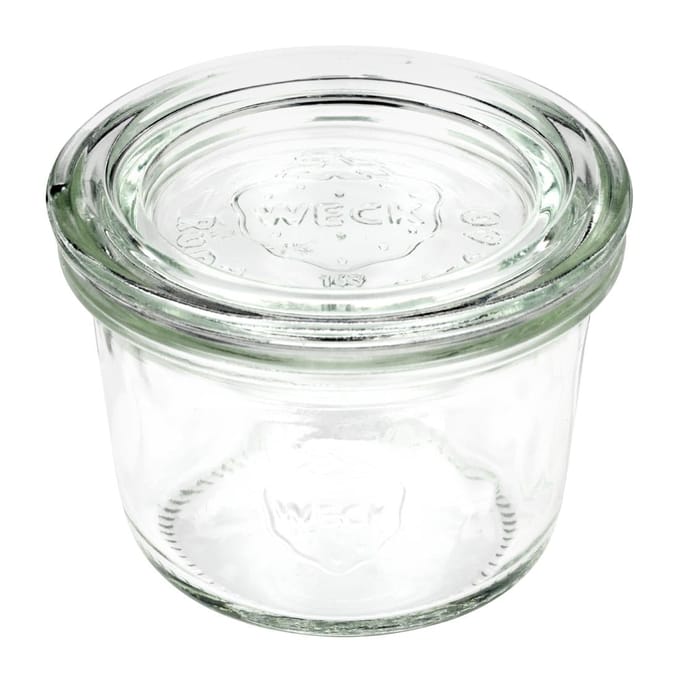 WeckglazenSet met deksel - 24-delig - inhoud 0 -08 liter