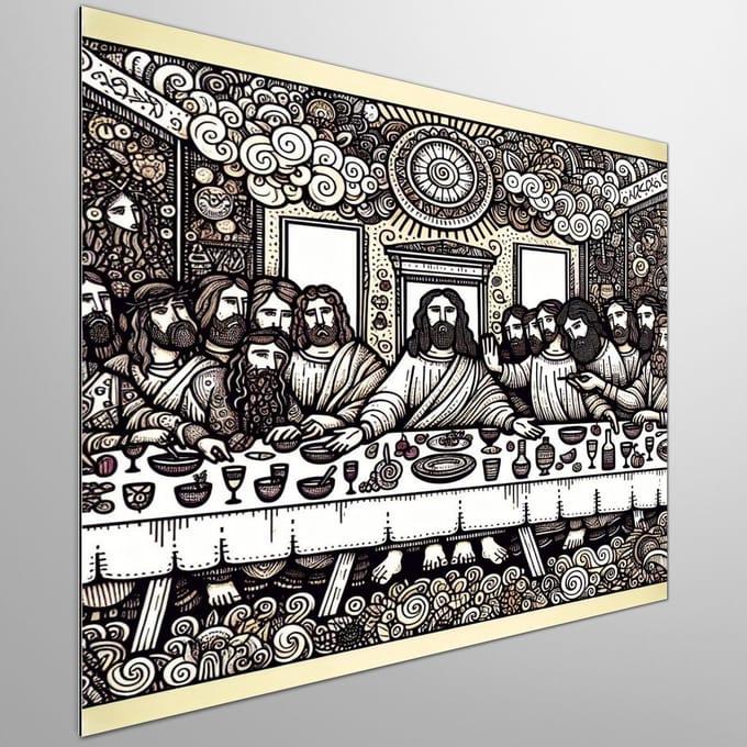Kunstprint | Wanddecoratie | Dibond | 40 × 40 cm