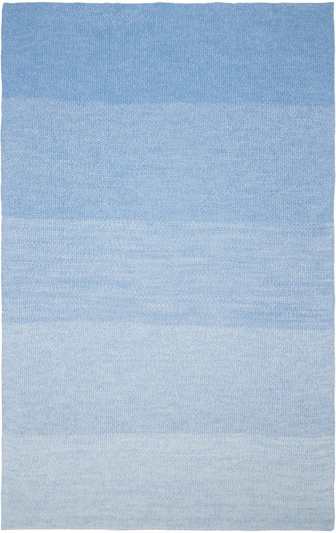 Marc O'Polo Nordic Knit Melange Plaid Denim blue - 130x170 cm
