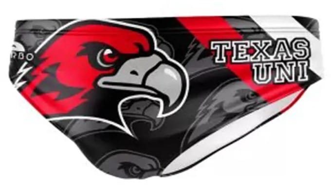 Turbo Texas Uni Zwemslip Zwart,Grijs 5XL Man
