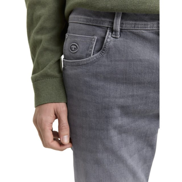 Tom Tailor - TTMARVIN STRAIGHT-jeans met superstretch - Maat 33/34 - grey denim