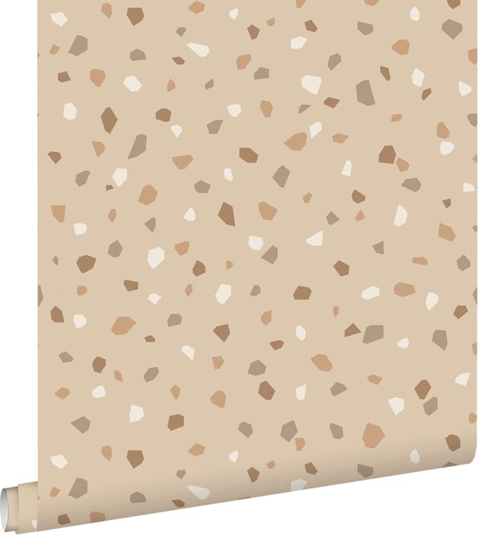 ESTAhome behang terrazzo lichtbeige - 50 x 900 cm - 139826