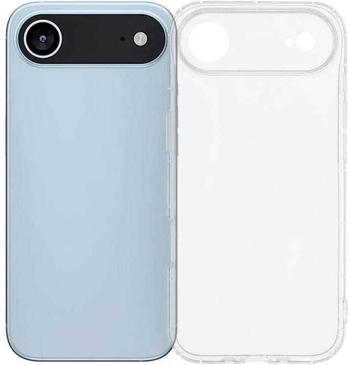 Soft Backcover Hoesje Geschikt voor: Apple iPhone 17 Air Silicone Transparant - ZT Accessoires