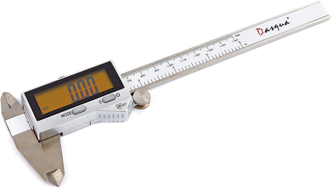 Dasqua 150 mm Digitale Schuifmaat IP67 Waterbestendig Groot Scherm Millimeter Inch Breuken