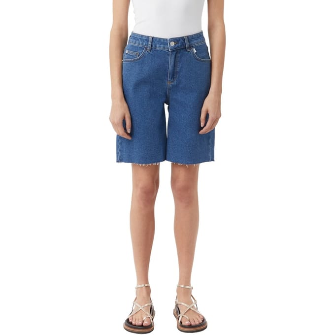 Comma Jeans Shorts Blue Denim Größe: 36 | Kurze Sporthosen Outlet | Damen | Blau