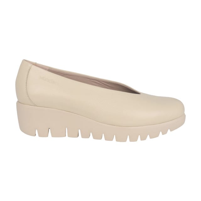 Wonders Fly - dames instapper - Beige - maat 40 (EU) 7 (UK)