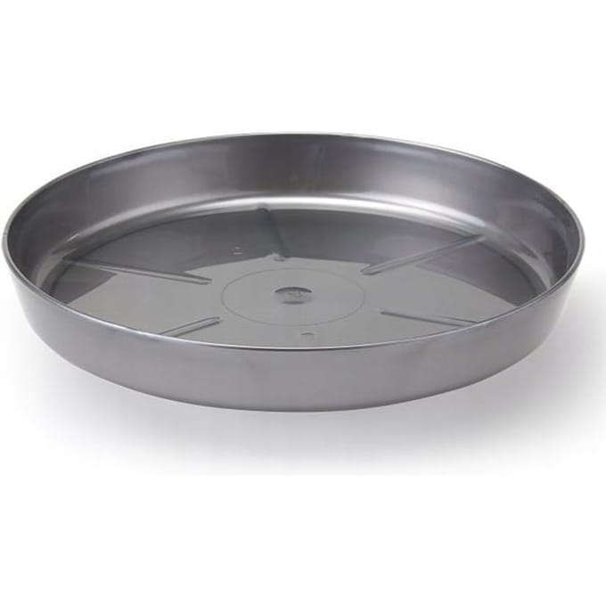 Potbord lamel 19,7x2,9 cm Zilver Metallic Kunststof