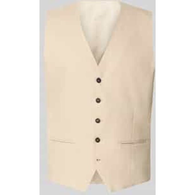 Slim fit gilet met wol Model 'NEIL'