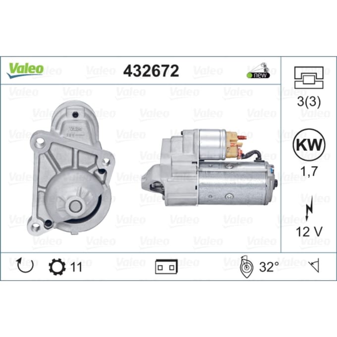 Starter VALEO 432672