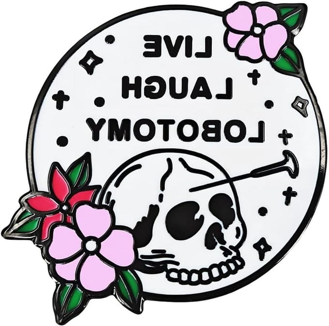 Emotionele Pin - Broche Skull - Accessoire Personaliseren - Uniek Ontwerp - 3.8 cm - Multicolor