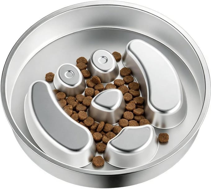 Honden Likmat - Interactieve voerbak - Rustig eten stimuleren - Omkeerbaar ontwerp - 22 x 22 x 6 cm