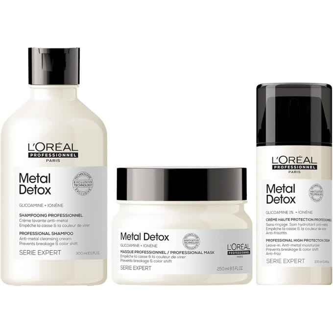 L'oreal Professionnel Leave In Cream Voor Beschadigd Breekbaar Haar L'oreal Professionnel - Metal Detox Leave-in Cream Voor Beschadigd & Breekbaar Haar