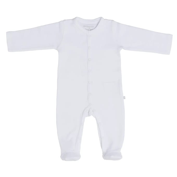 Baby's Only Boxpakje met voetjes Pure - Wit - 68 - 100% ecologisch katoen - GOTS