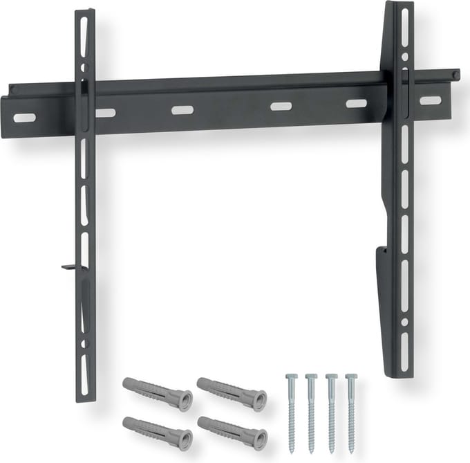 Support Mural TV NANOOK - Ultra Plat - 32-55 Pouces - pour télés LCD et (O)LED - Noir