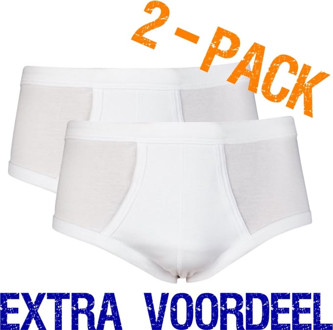 Beeren heren slip - maat XXL - 2-pack - wit
