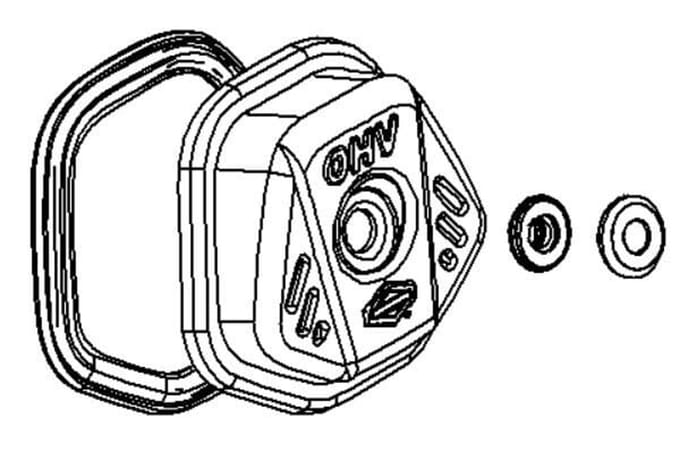 Briggs & stratton kleppendeksel met pakk